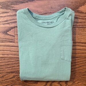 Crewcuts Sage Green Tee with Pocket